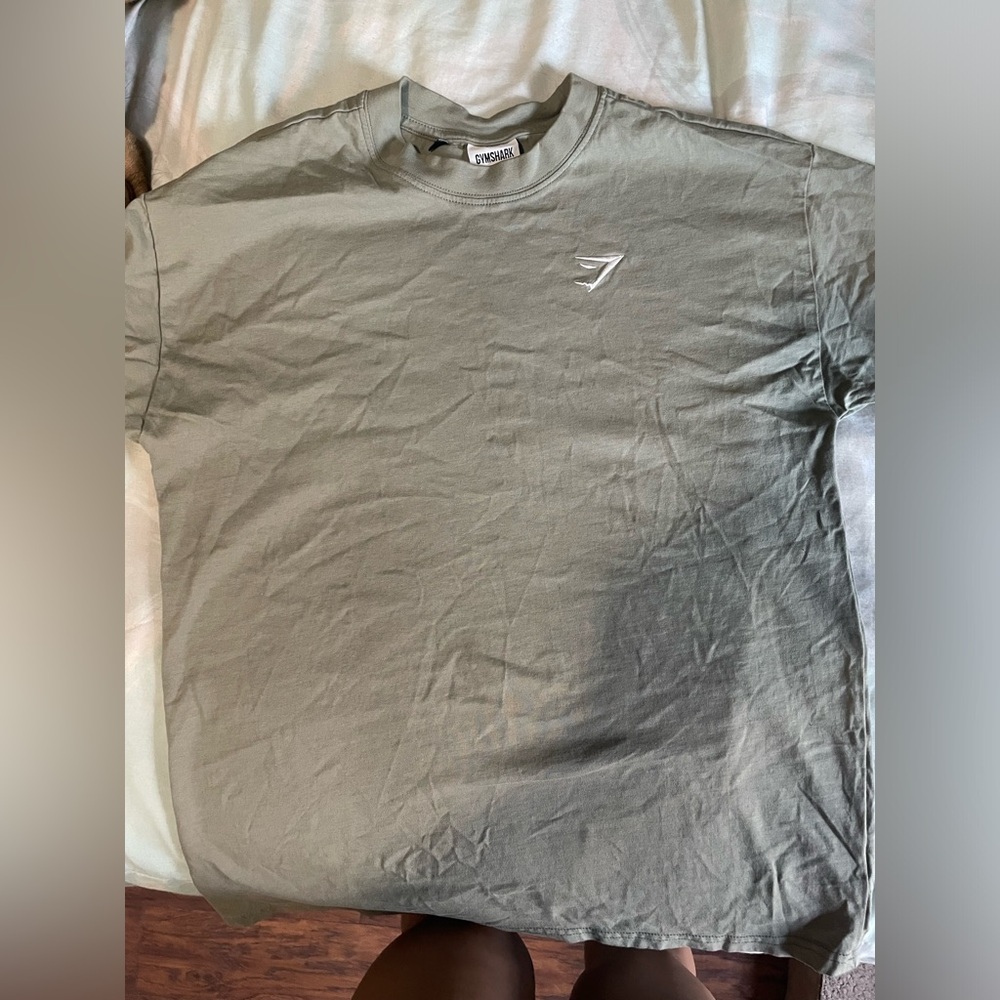 Gymshark Women’s Sage Green Oversized Short Sleeve Tee